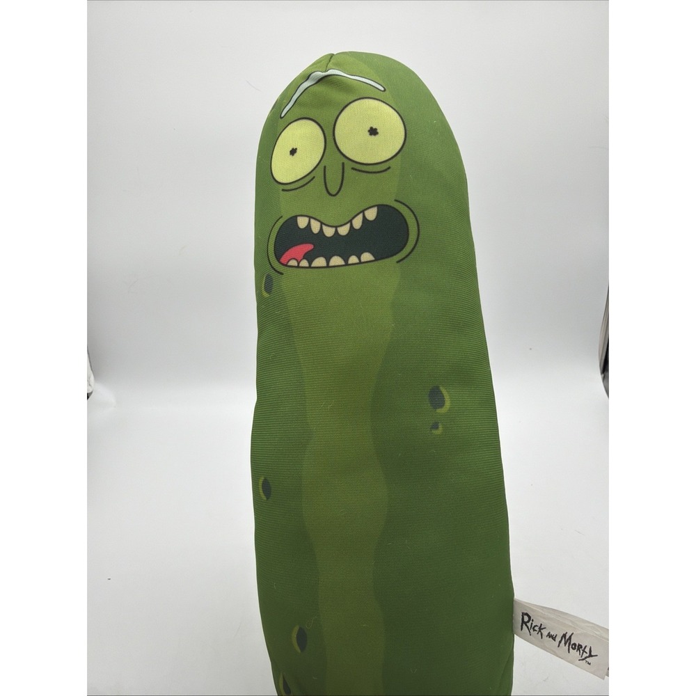 Rick And Morty Pickle Rick Collectible Plush 14" Official Adult Swim Toy Factory